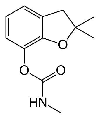 Carbofuran structure